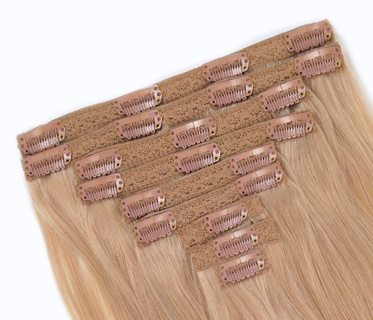 #Sandy Blonde Balayage Classic Clip In Hair Extensions 9pcs