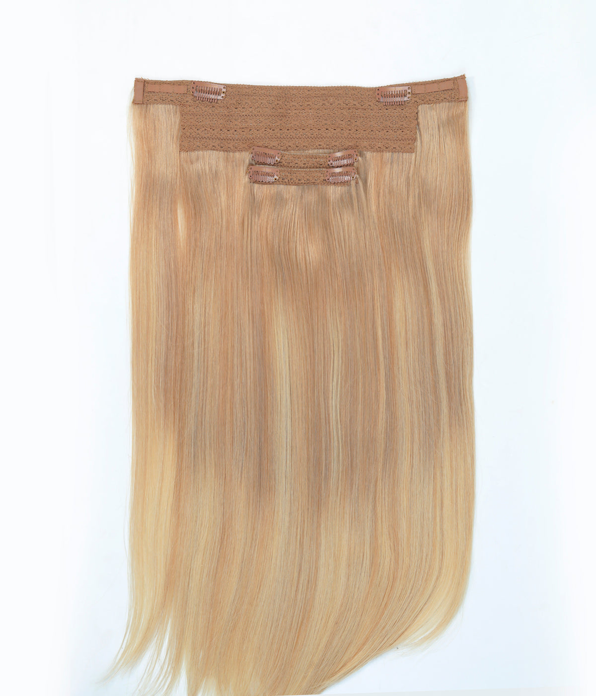 #Sandy Blonde Balayage Classic Halo Hair Extensions