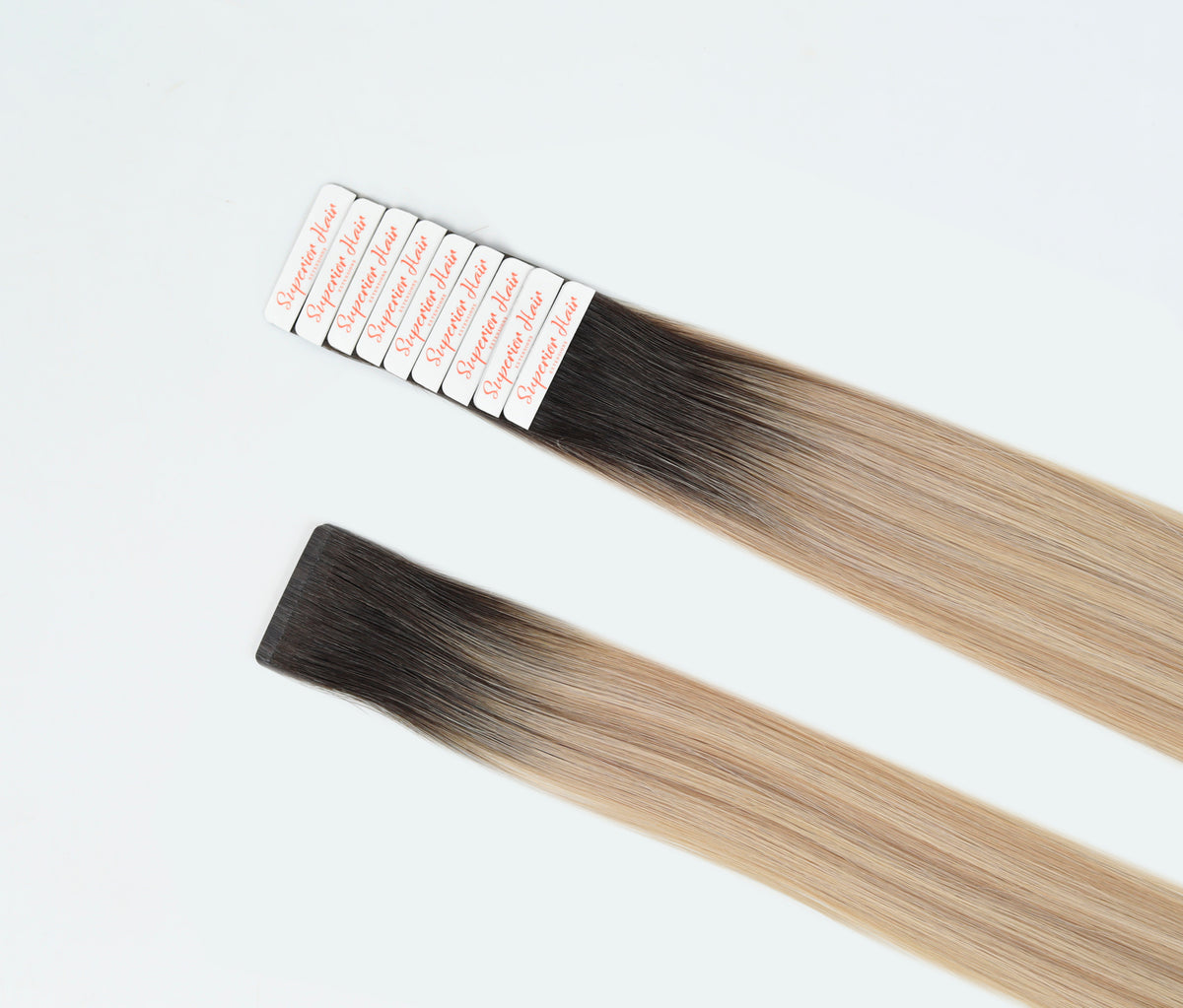 #Iced Coffee Balayage Ultra Seamless Tape In Extensions