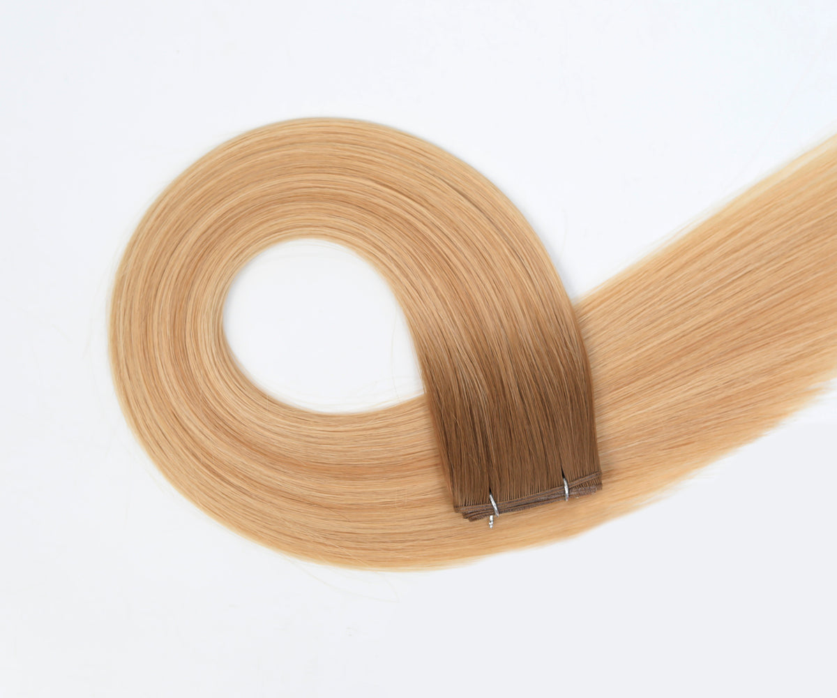 #Toffee Cream Balayage Genius Weft Extensions