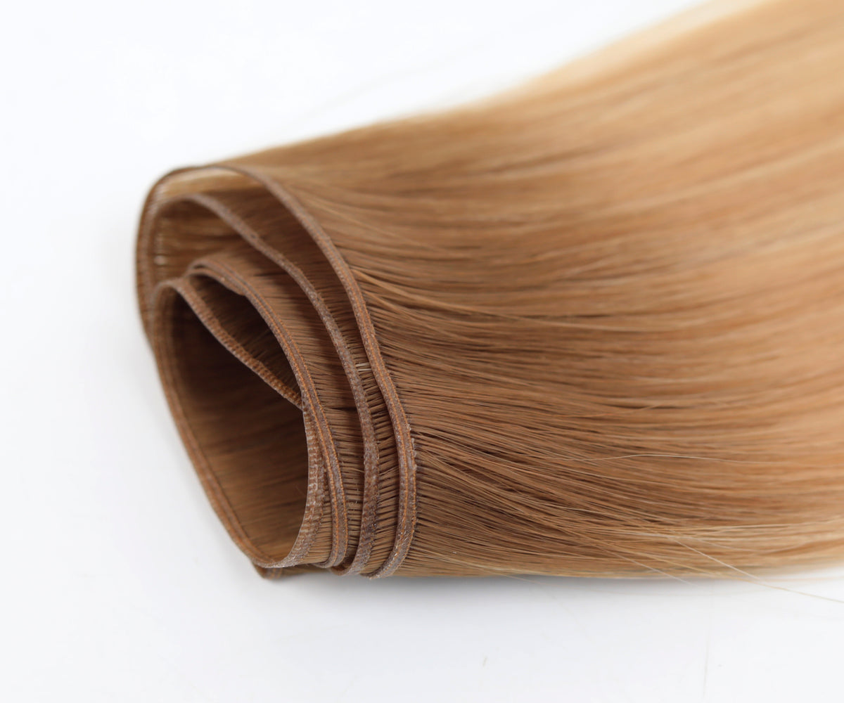 #Toffee Cream Balayage Genius Weft Extensions