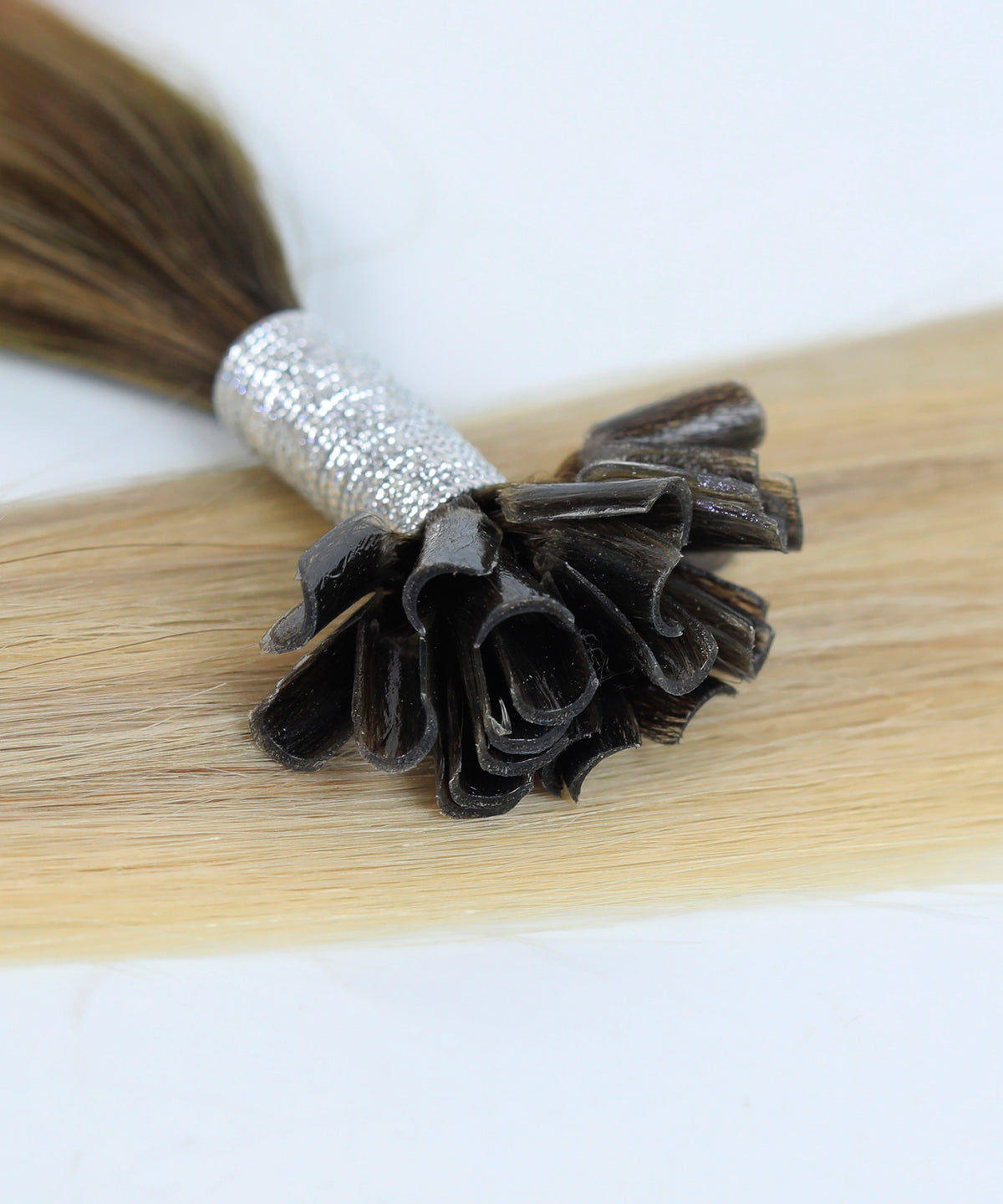 #Iced Coffee Balayage Keratin Bond Hair Extensions