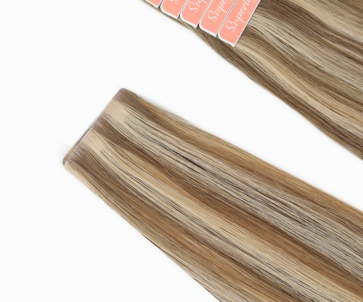 #Hazelnut Twist Invisi Tape Hair Extensions