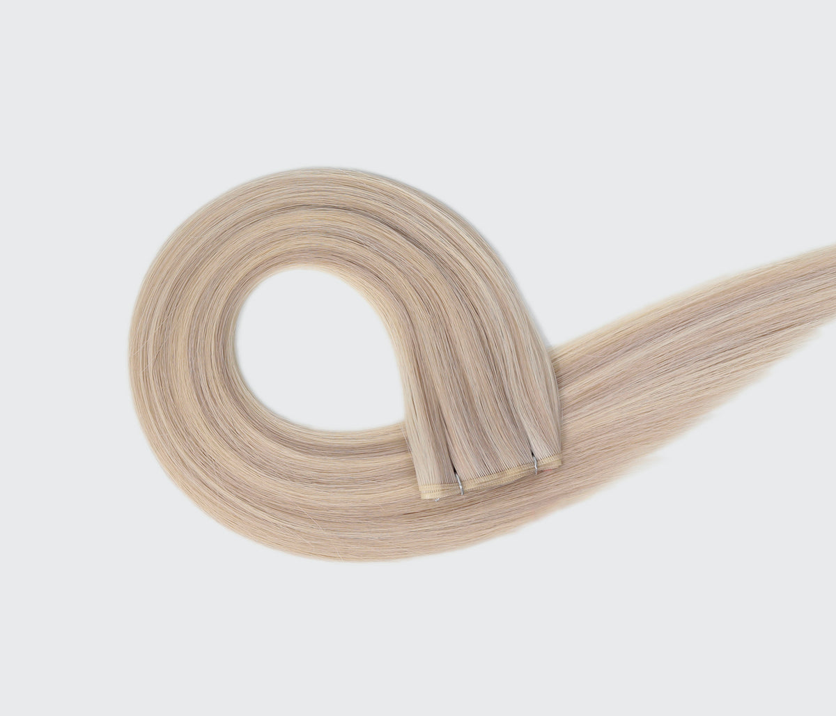 #18/60 Pearl Ash Blonde Highlights Genius Hair Weft Extensions