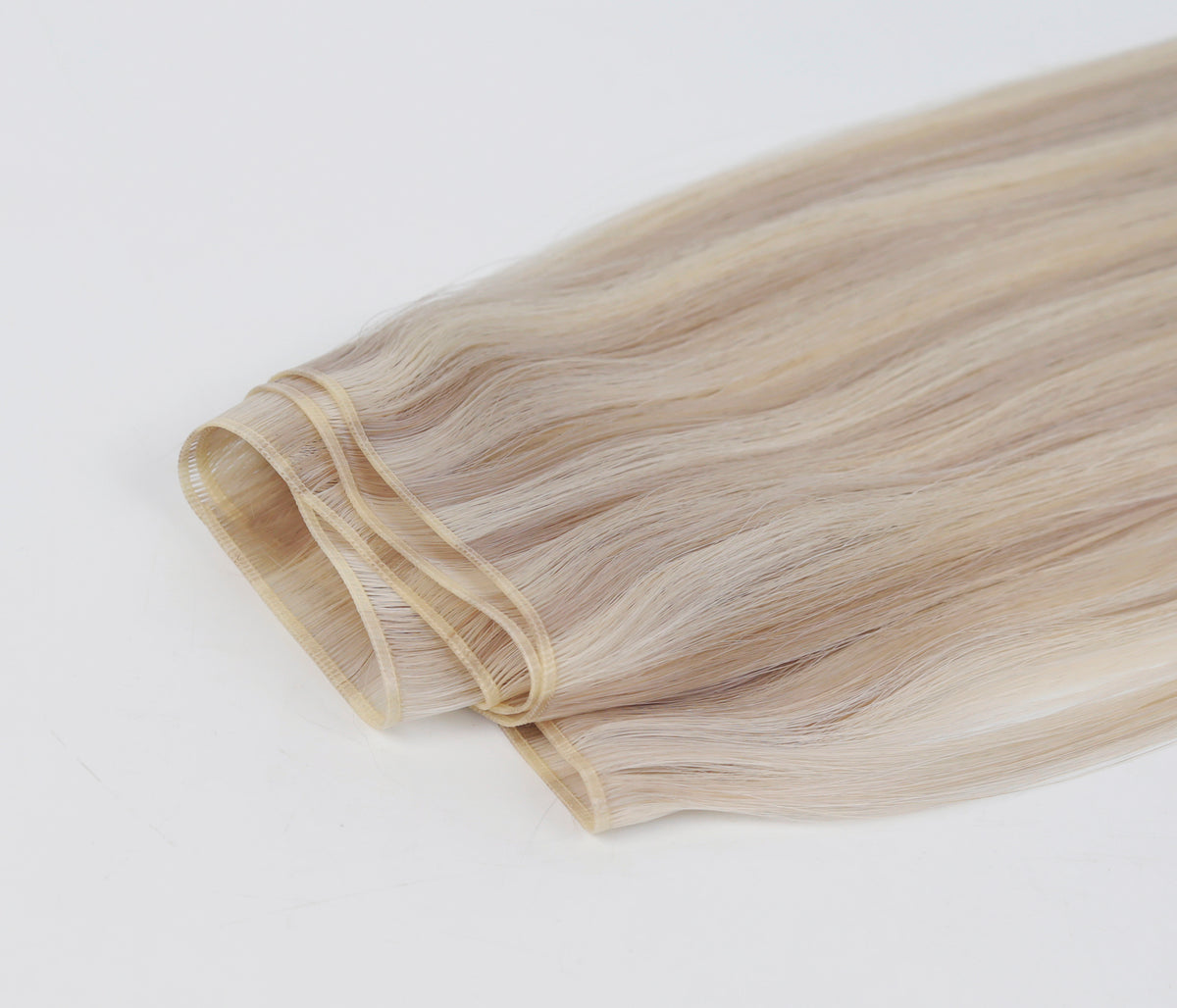 #18/60 Pearl Ash Blonde Highlights Genius Hair Weft Extensions