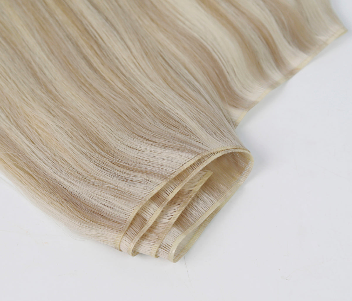 #18/60 Pearl Ash Blonde Highlights Genius Hair Weft Extensions