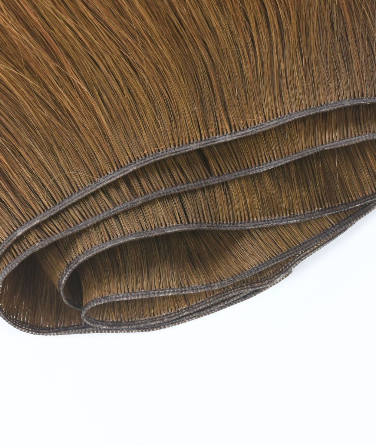 #8 Natural Light Brown Genius Hair Weft Extensions