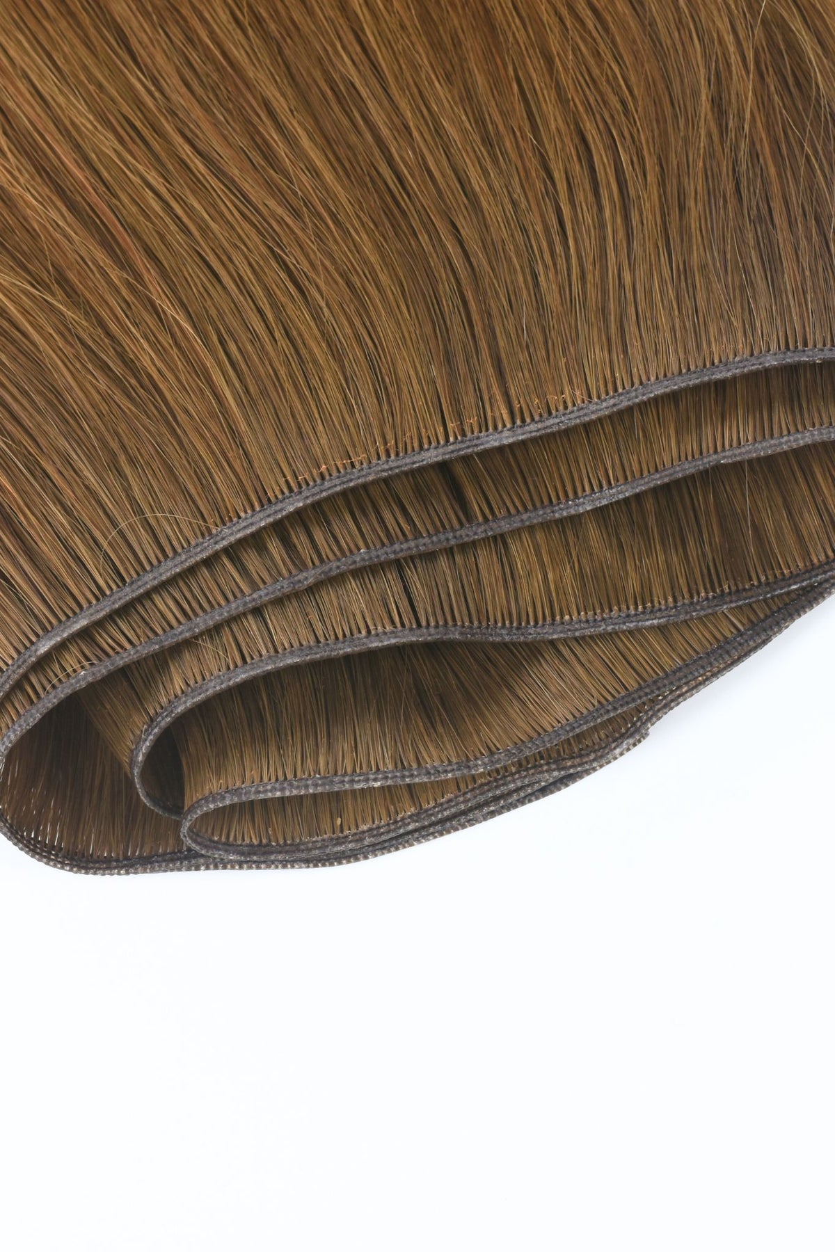 #8 Natural Light Brown Genius Hair Weft Extensions