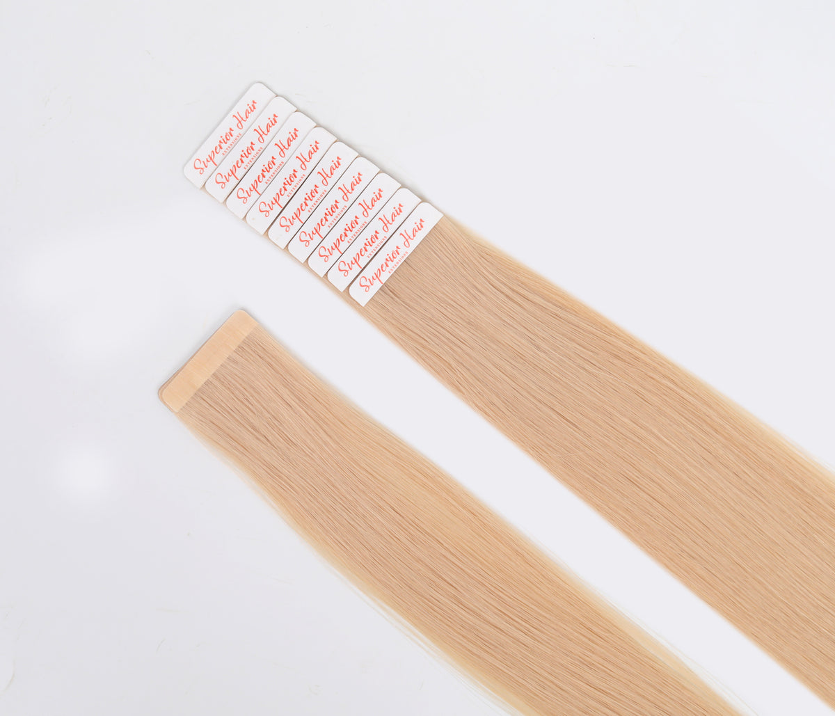 #Beach Ash Blonde Ultra Seamless Tape In Extensions (NEW)