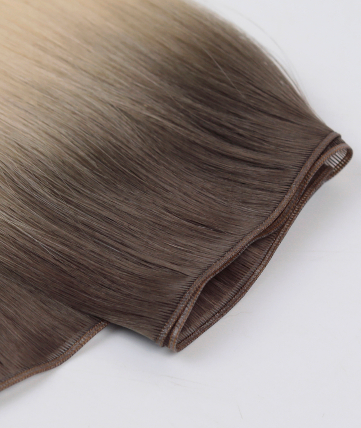 #Arctic Blonde Balayage Genius Weft Hair Extensions