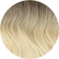 #Arctic Blonde Balayage Genius Hair Weft Extensions