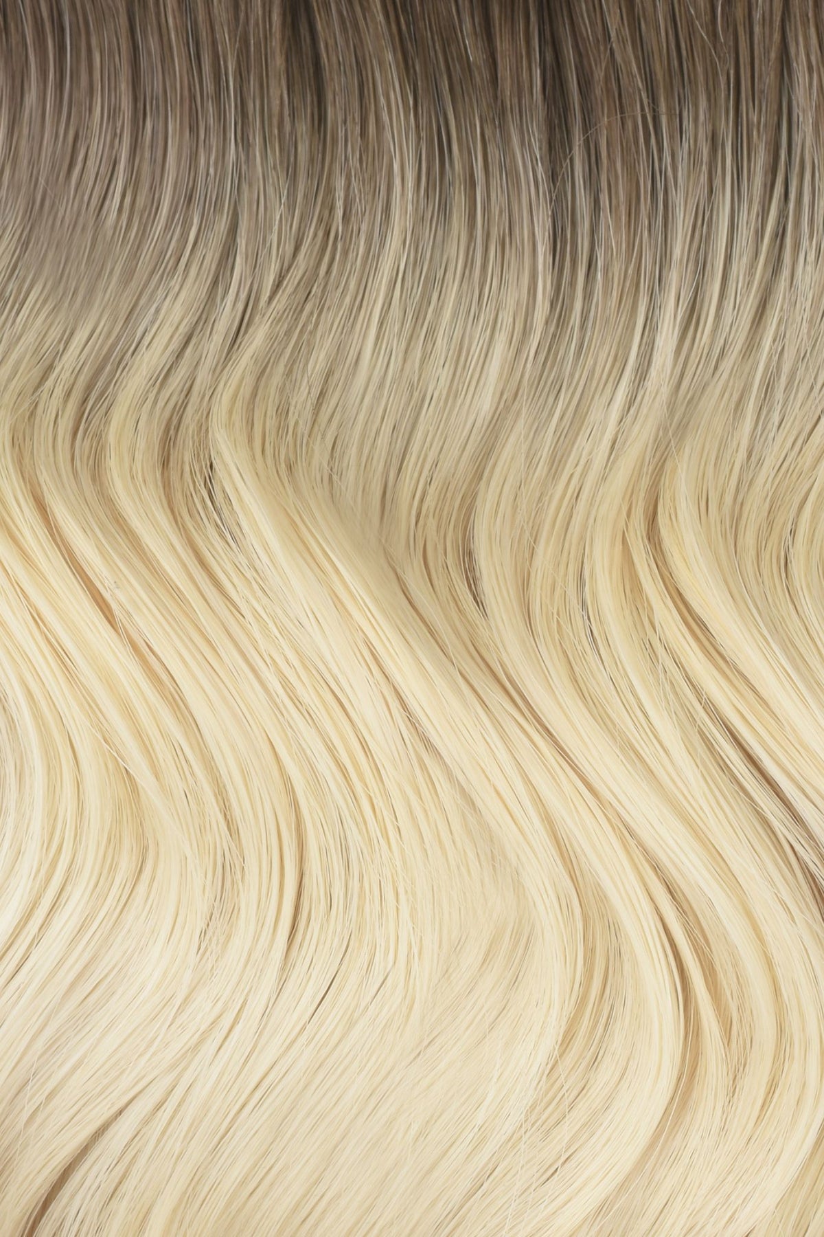 #Arctic Blonde Balayage Nano Tip Hair Extensions