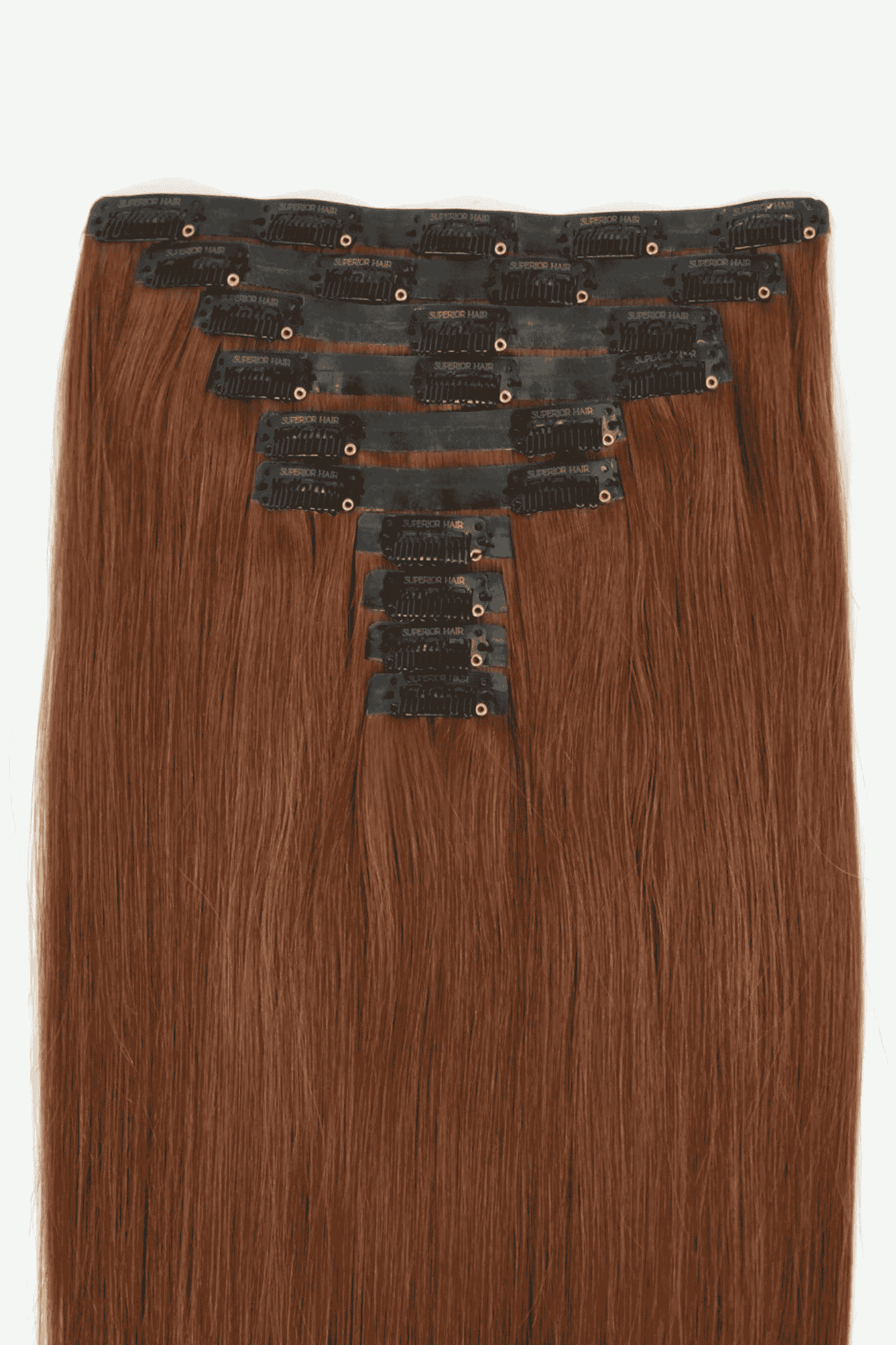 #33 Auburn Seamless Clip In Hair Extensions