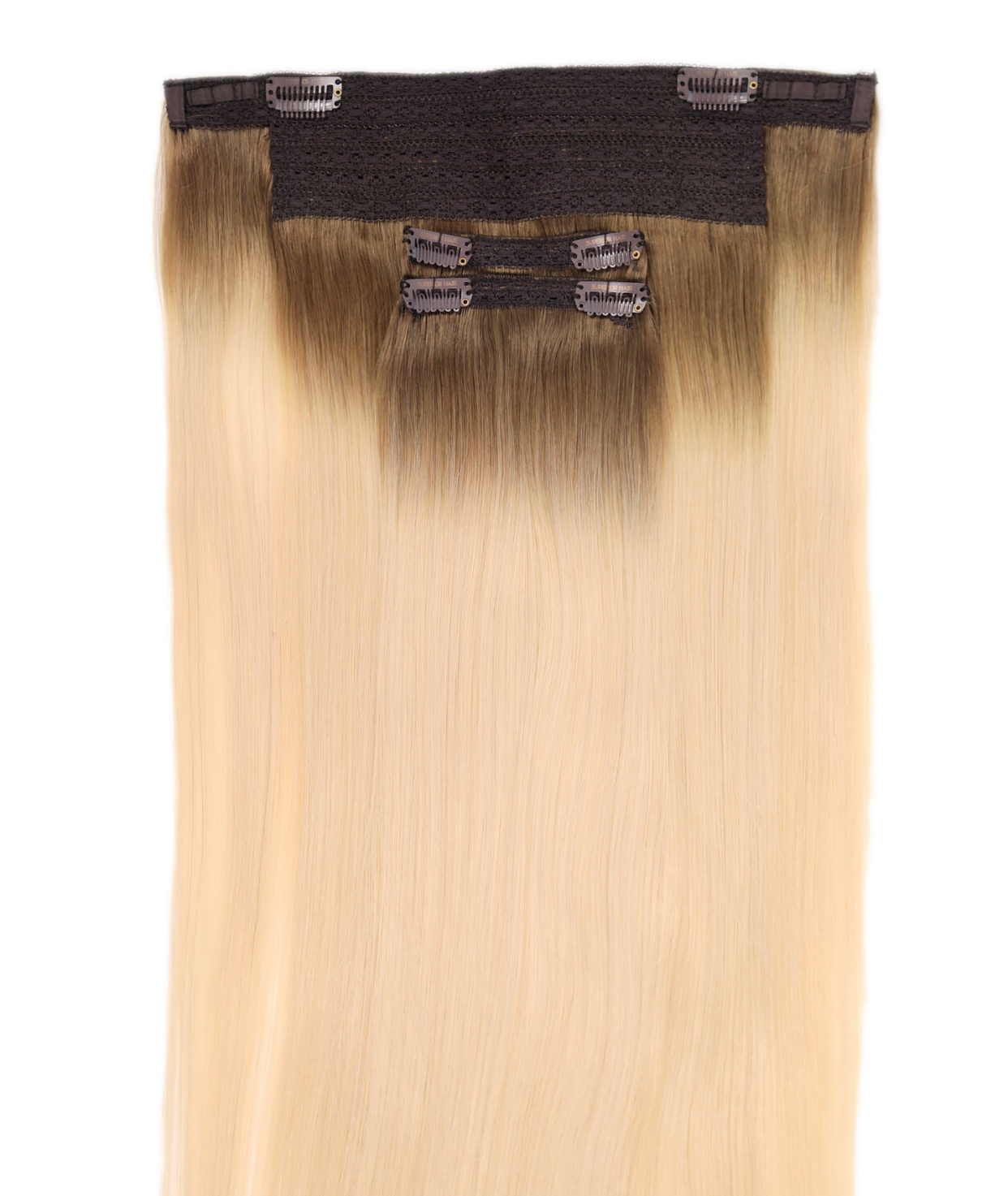 #Beach Blonde Ombre Classic Halo Hair Extensions