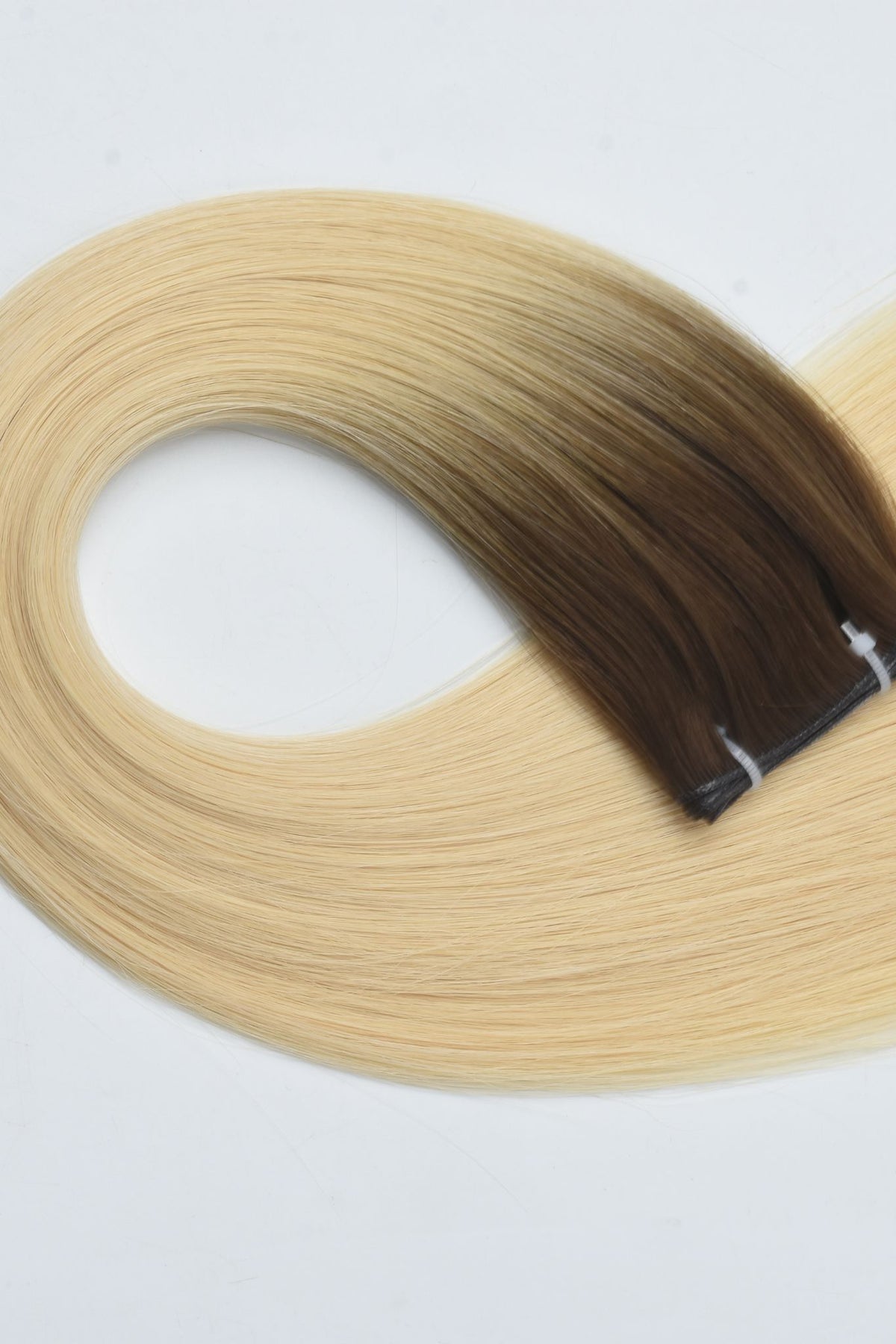 #Beach Blonde Ombre Genius Hair Weft Extensions