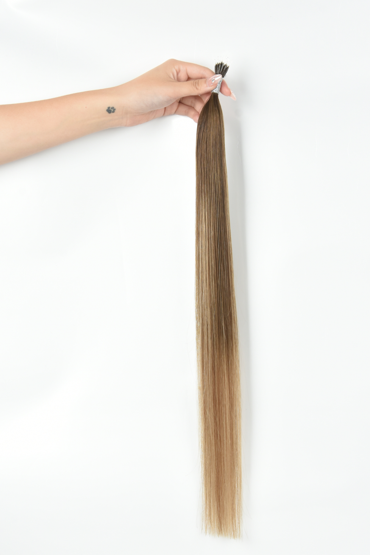 #Bronde Balayage Nano Tip Hair Extensions