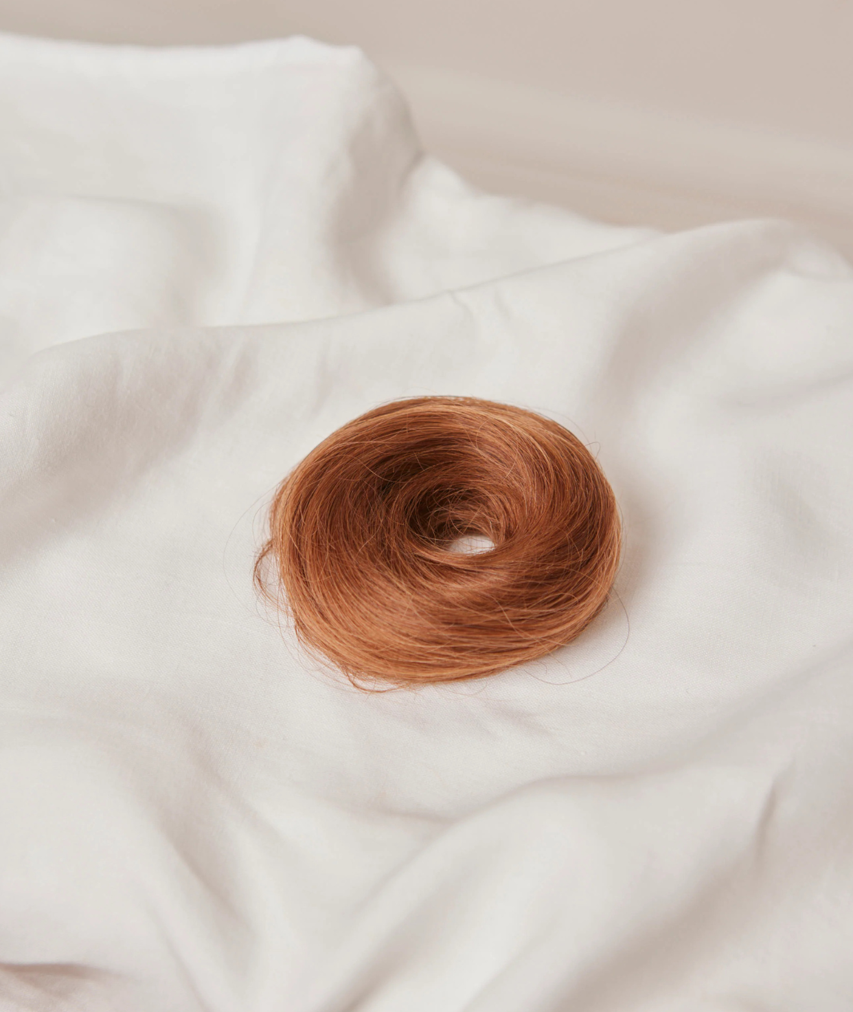 #Chestnut Brown Highlights Messy Bun