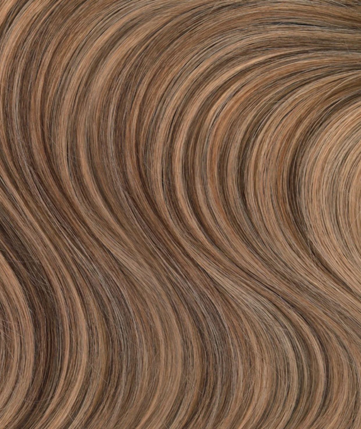 #Chestnut Brown Highlights Classic Halo Hair Extensions