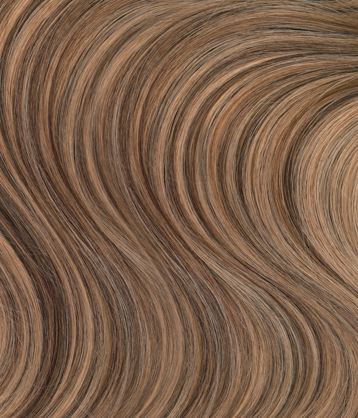 #Chestnut Brown Highlights Keratin Bond Hair Extensions