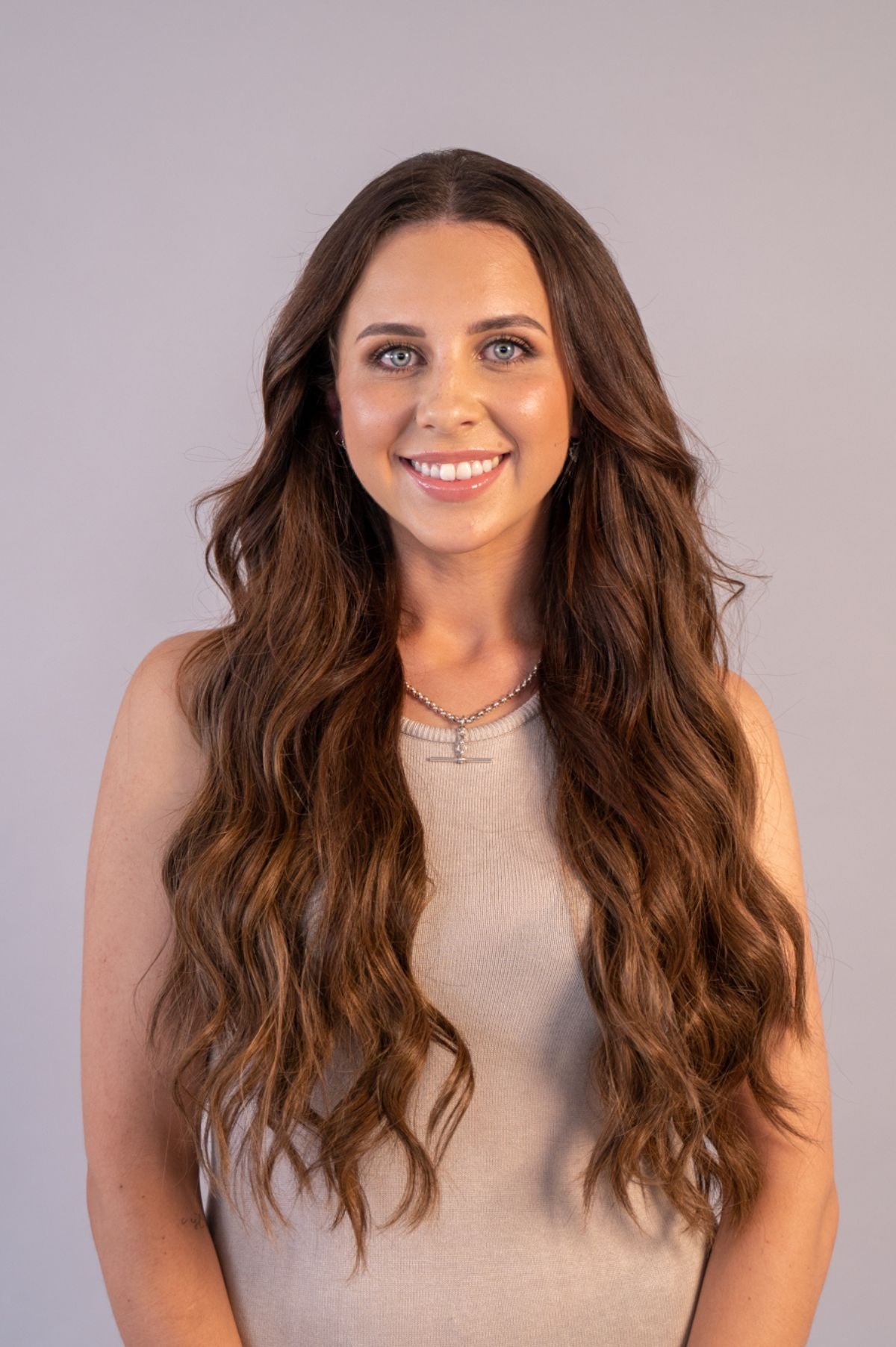#Chocolate Brown Balayage Seamless Clip In Extensions — Value Grade