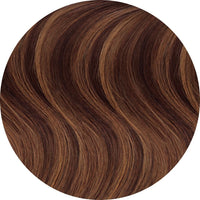 #Chocolate Brown Balayage Invisi Tape Hair Extensions