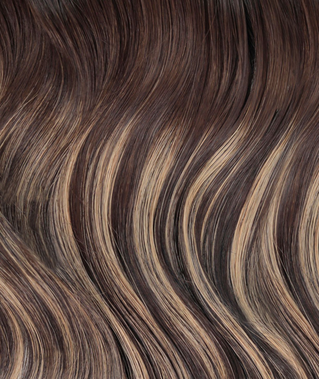 #Dark Ash Brown Balayage Classic Halo Hair Extensions