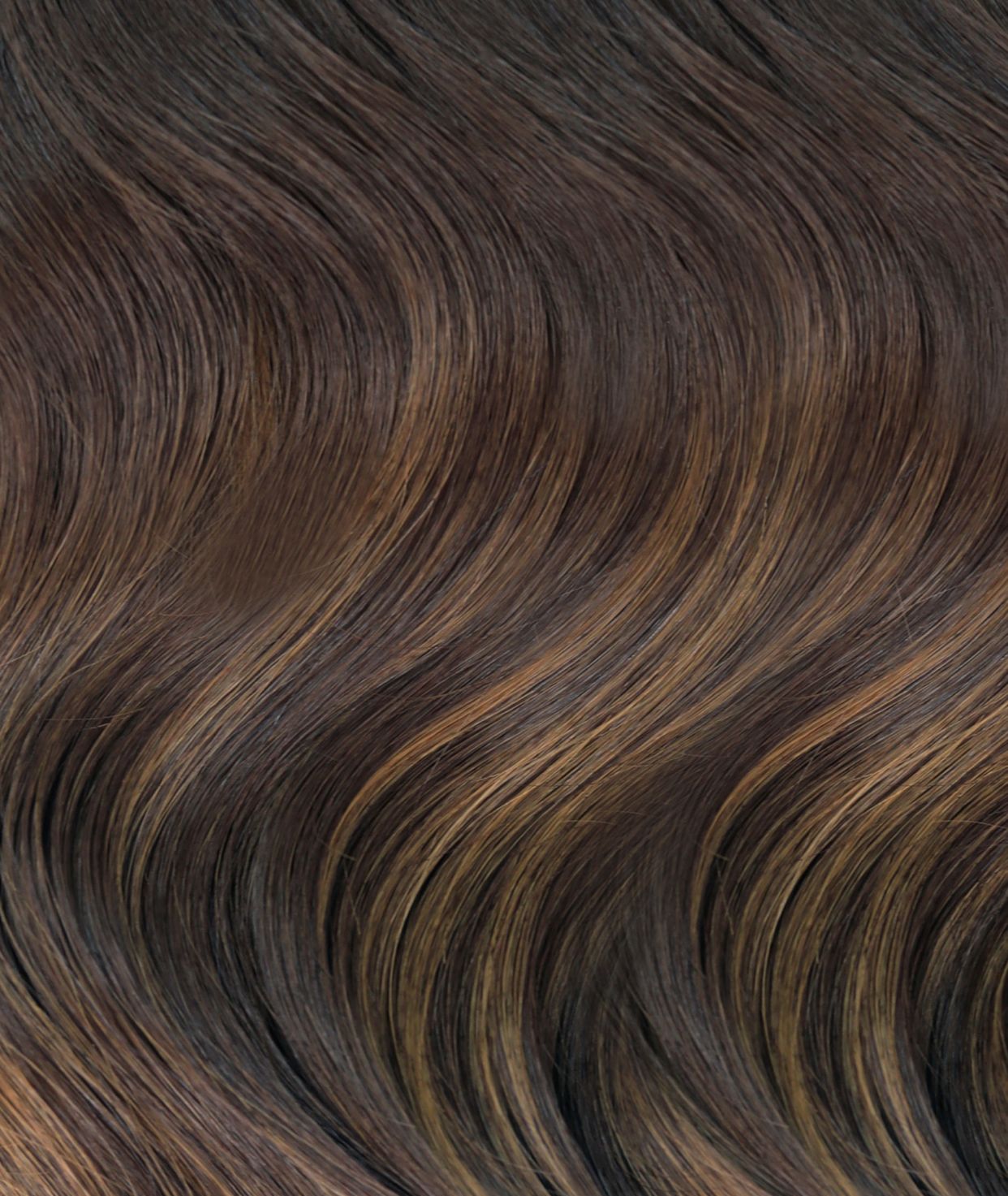 #Dark Brown Balayage Traditional Weft Hair Extensions