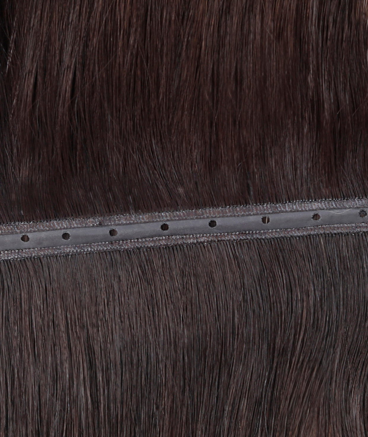 #Dark Ash Brown Balayage Superior Butterfly Weft™ Hair Extensions