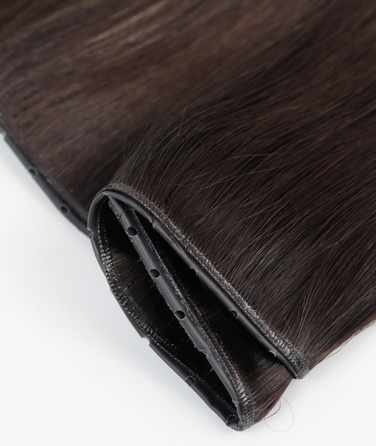 #Dark Brown Balayage Superior Butterfly Weft™ Hair Extensions