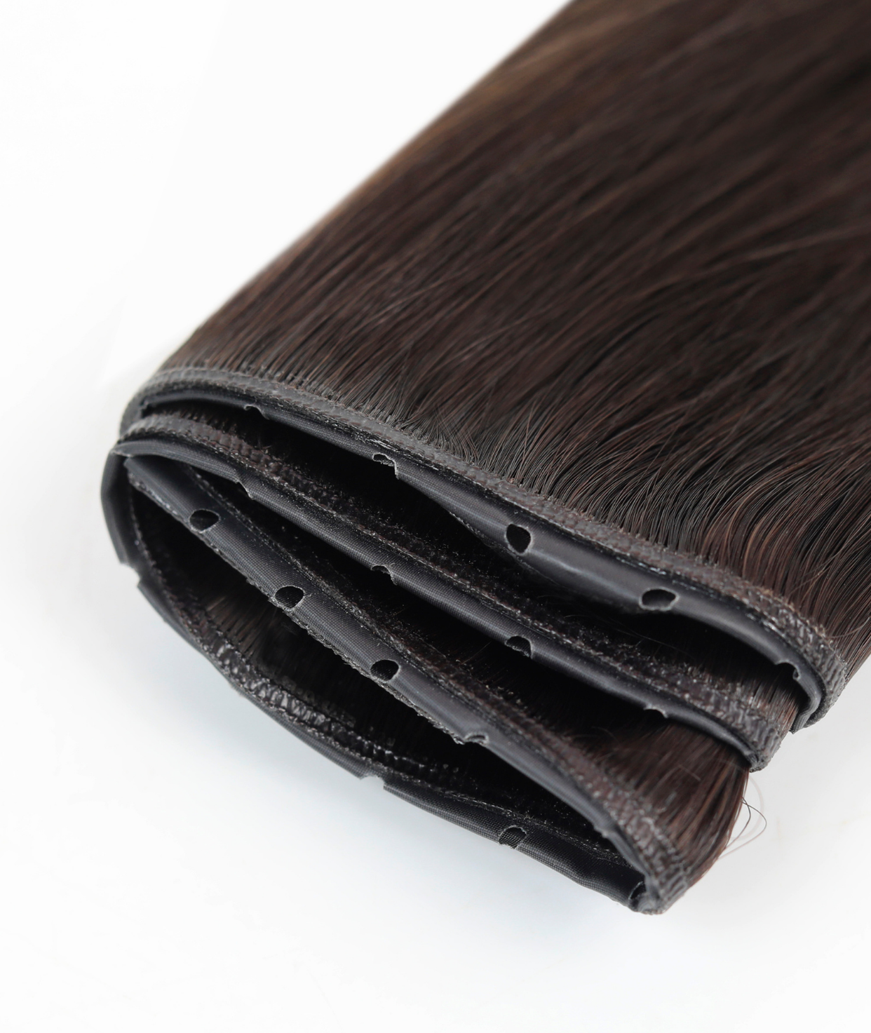 #Dark Brown Balayage Superior Butterfly Weft™ Hair Extensions