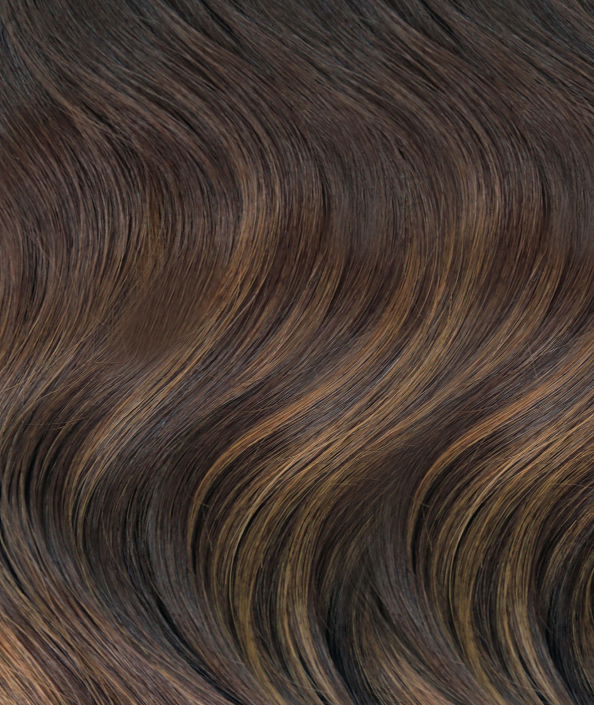 #Dark Brown Balayage Classic Halo Hair Extensions — Value Grade
