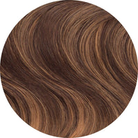 #Dark Ash Brown Balayage  Invisi Tape Hair Extensions