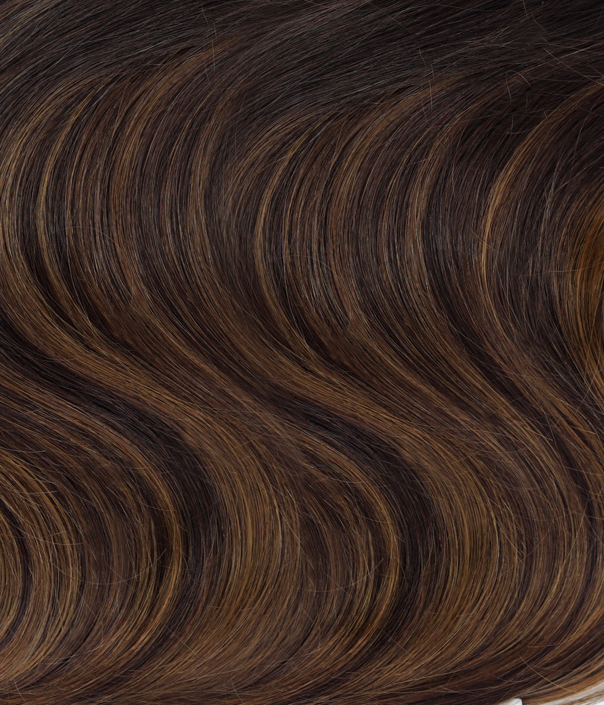 #Dark Brown Balayage Seamless Clip In Hair Extensions