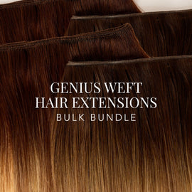 Genius Weft Hair Extensions Bulk Bundle
