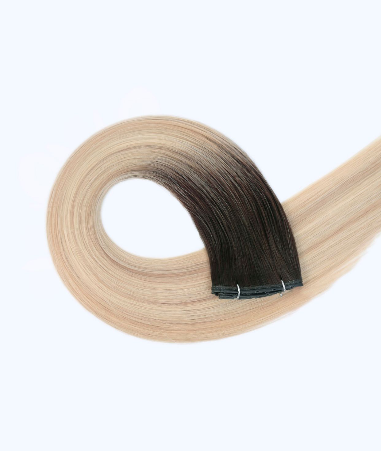 #Iced Coffee Balayage Superior Butterfly Weft™ Hair Extensions