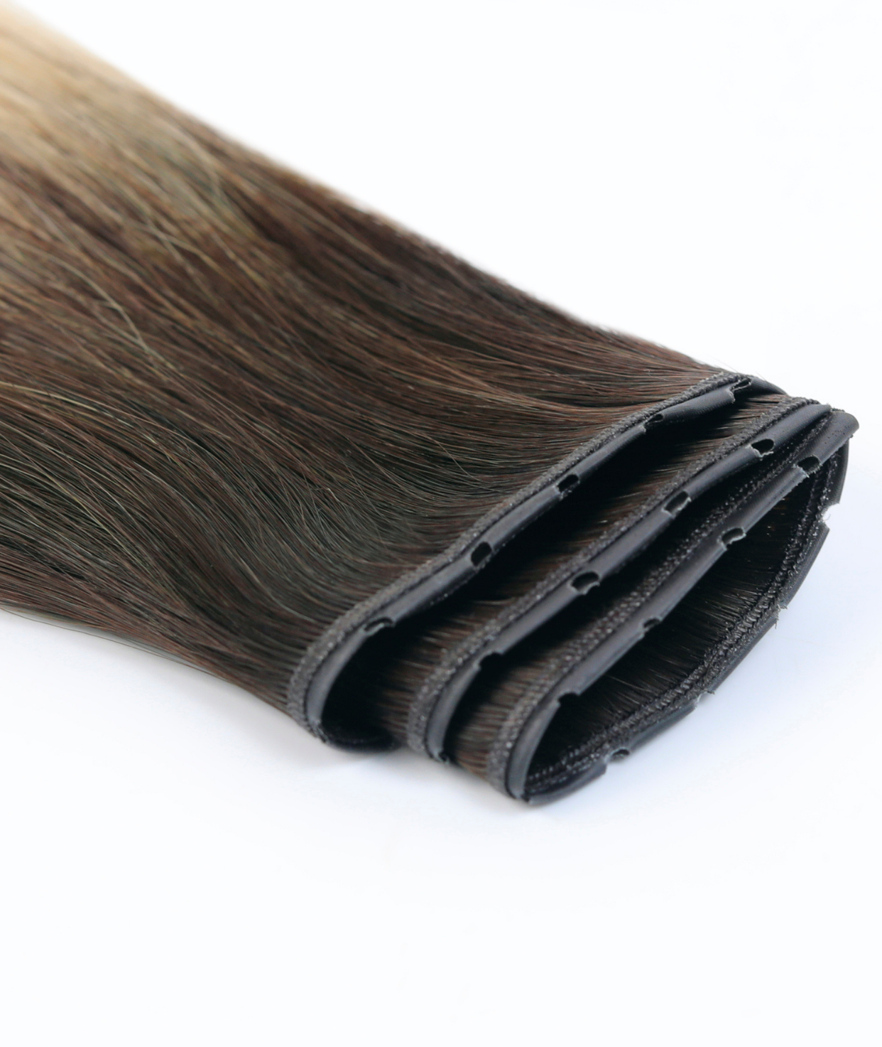 #Iced Coffee Balayage Superior Butterfly Weft™ Hair Extensions