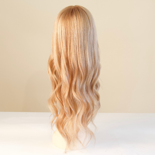 #Toffee Cream Balayage Mono Top Human Hair Wig