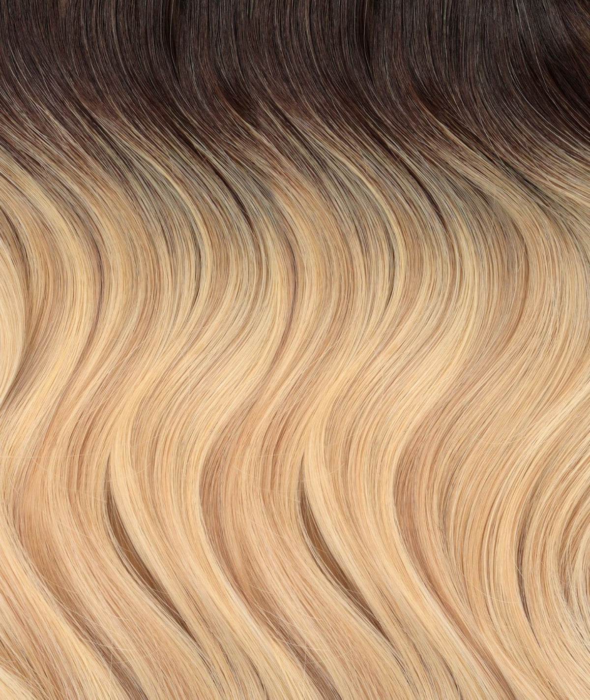 #Iced Coffee Balayage Superior Butterfly Weft™ Extensions