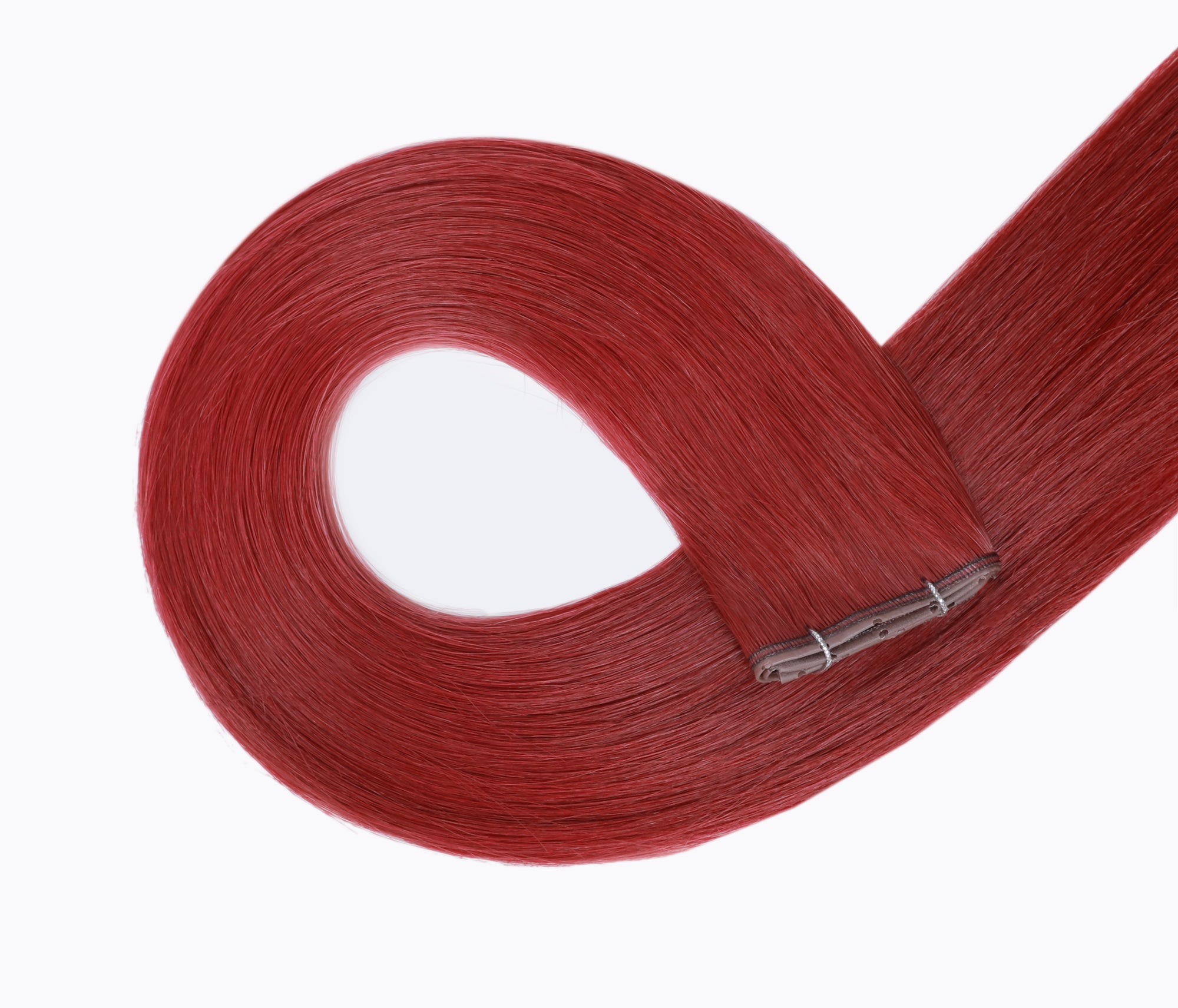#6R Red Butterfly Weft Extensions
