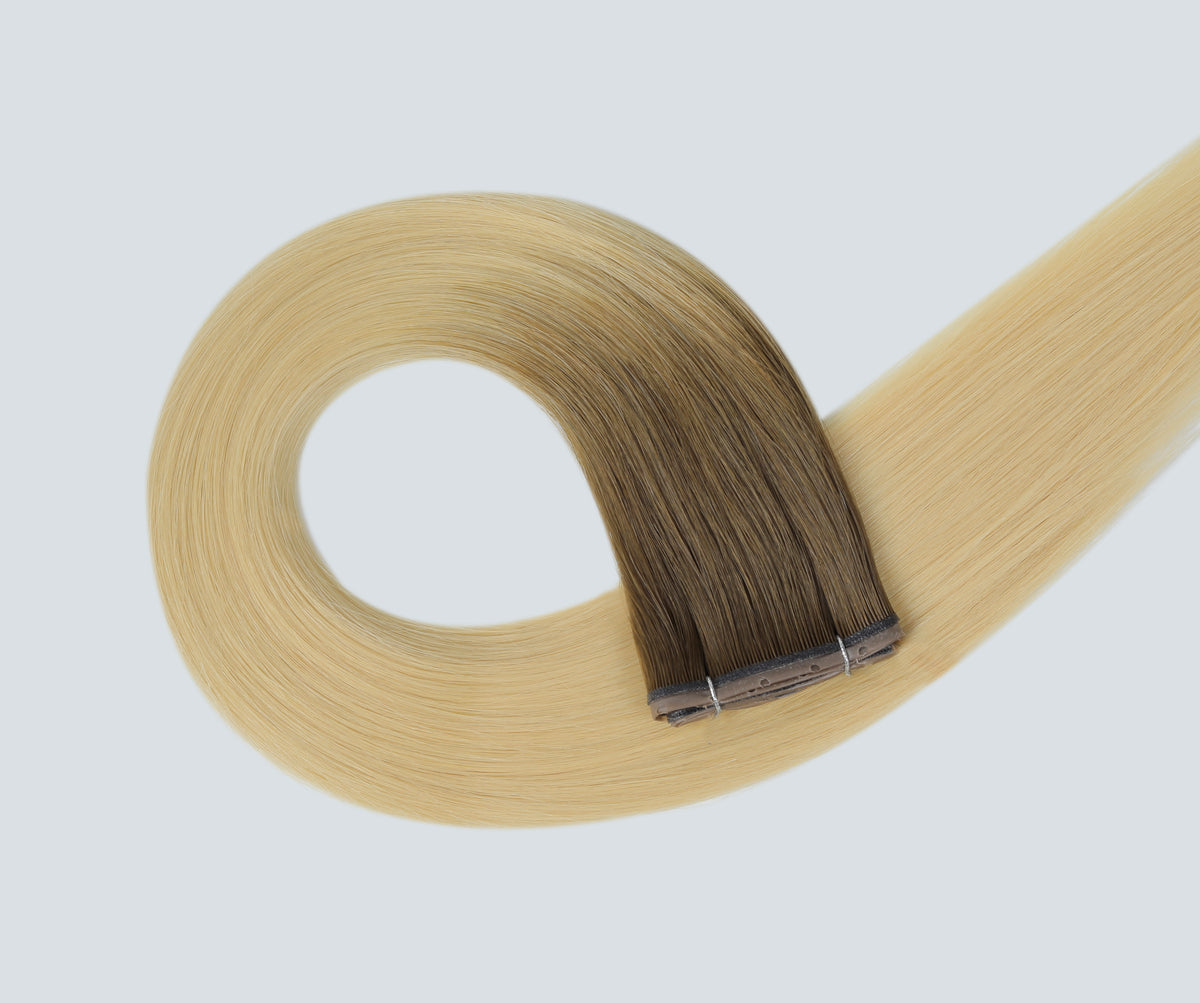 #Beach Blonde Ombre Superior Butterfly Weft™ Extensions
