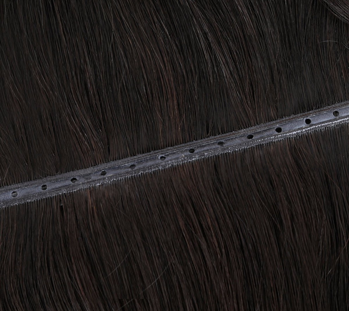 #Dark Ash Brown Balayage Superior Butterfly Weft™ Extensions