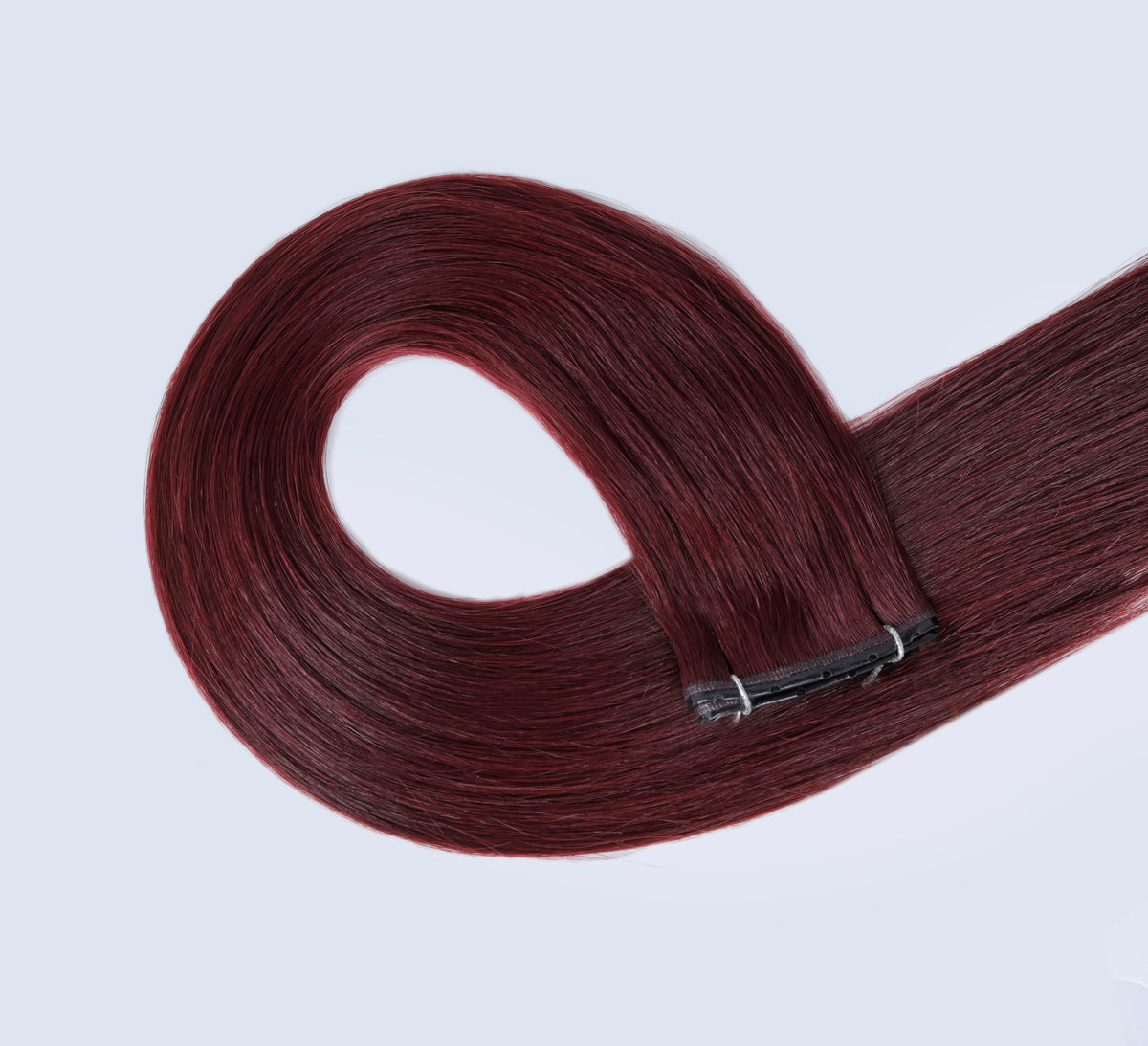 #Burgundy Superior Butterfly Weft™ Extensions
