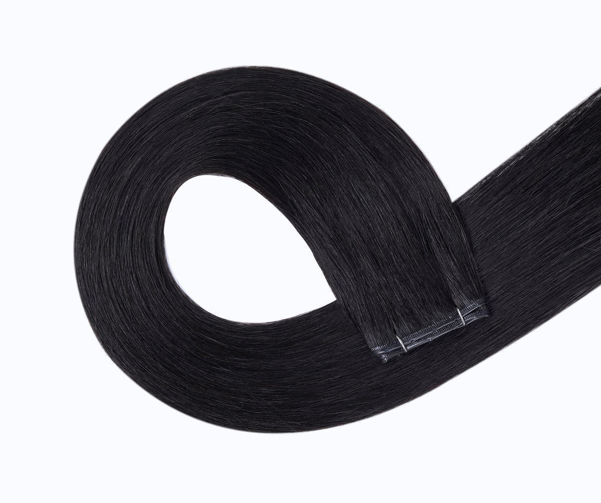 #1B Off-Black Superior Butterfly Weft™ Extensions