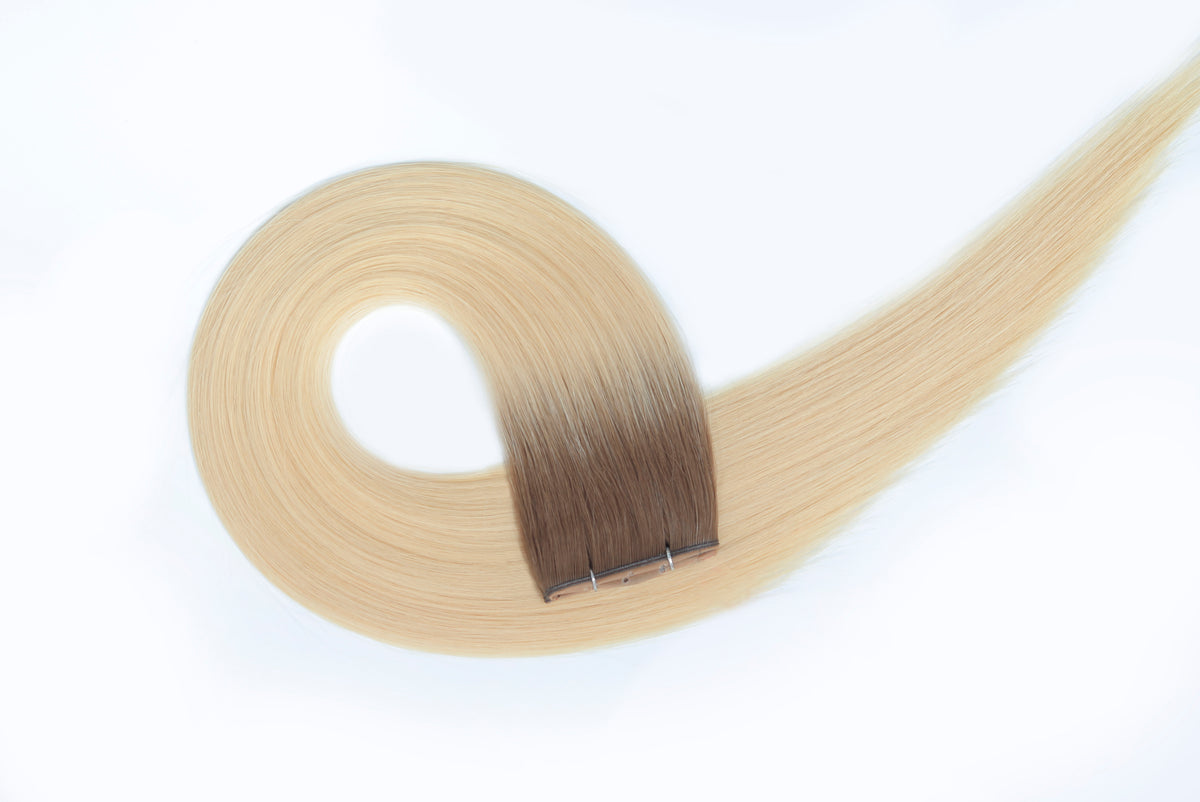 #Rooted Hollywood Blonde Superior Butterfly Weft™ Extensions (NEW)