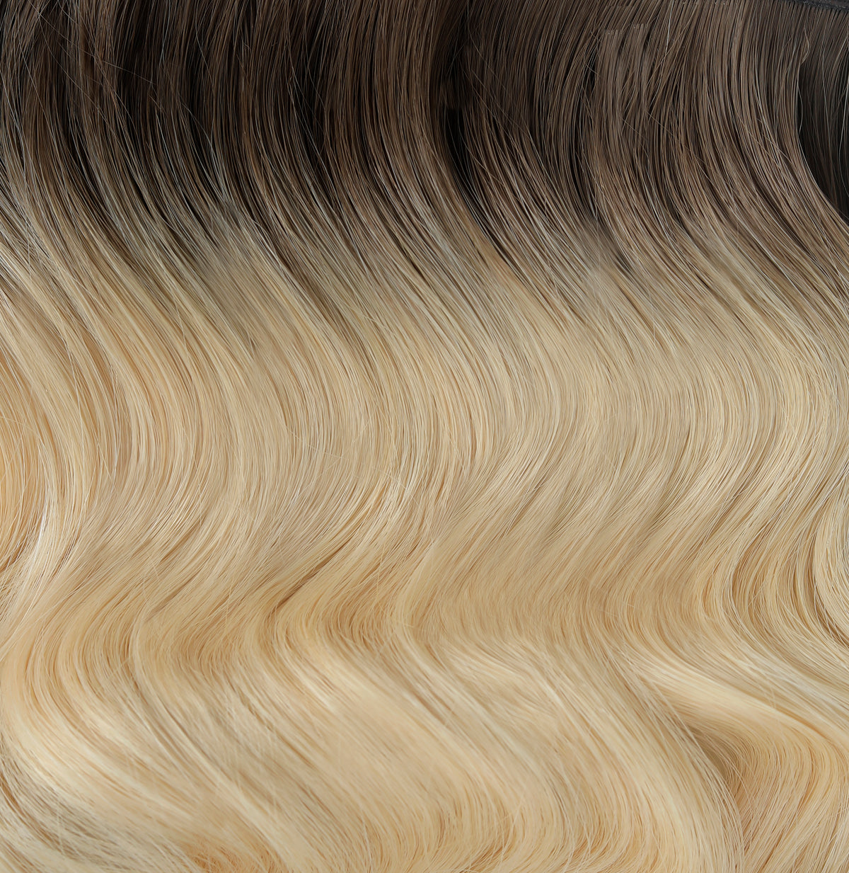 #Rooted Hollywood Blonde Superior Butterfly Weft™ Extensions (NEW)