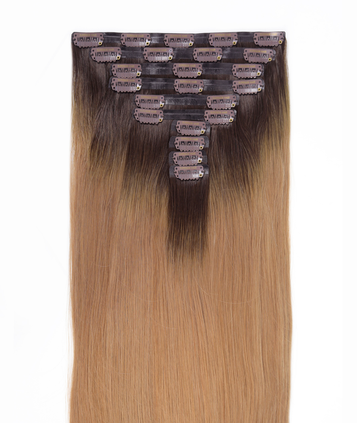 #Mochaccino Melt Seamless Clip In Hair Extensions