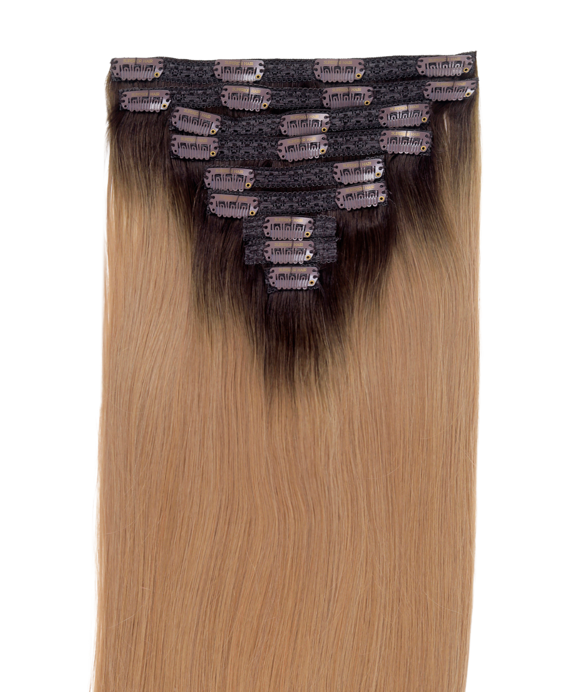 #Mochaccino Melt Classic Clip In Hair Extensions 9pcs