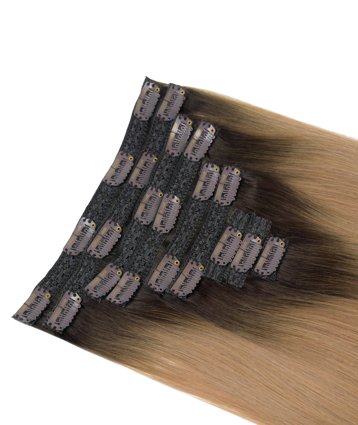 #Mochaccino Melt Classic Clip In Hair Extensions 9pcs
