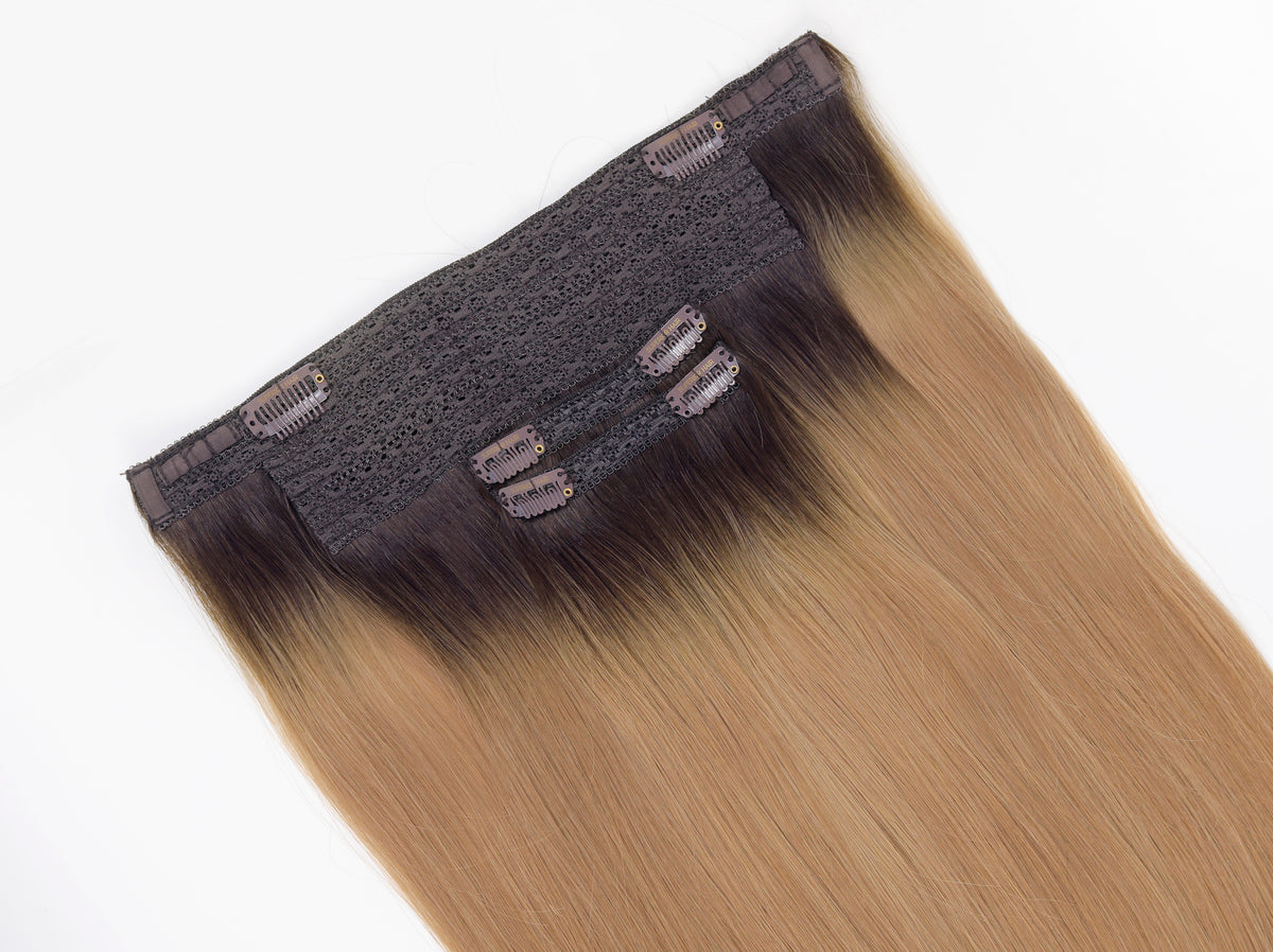 #Mochaccino Melt Classic Halo Hair Extensions