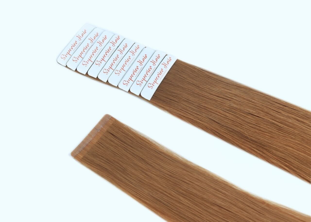 #Natural Red Ultra Seamless Tape In Extensions (NEW)